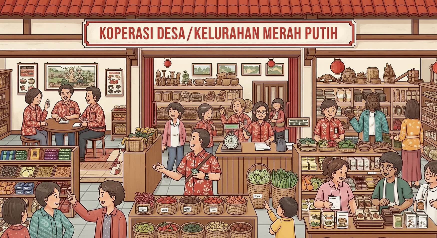 Foto Sejarah Koperasi Kelurahan Merah Putih Karangrejo, Sumbersari.
